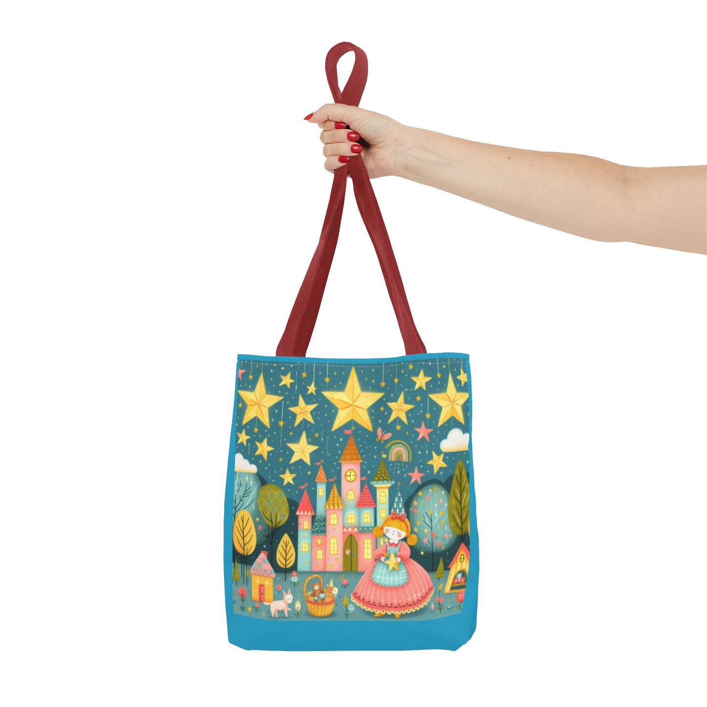 Twinkle Twinkle Little Star, Nursery Rhyme, Fairy Tale, Tote Bag, Book Bag, Library Bag, Gift