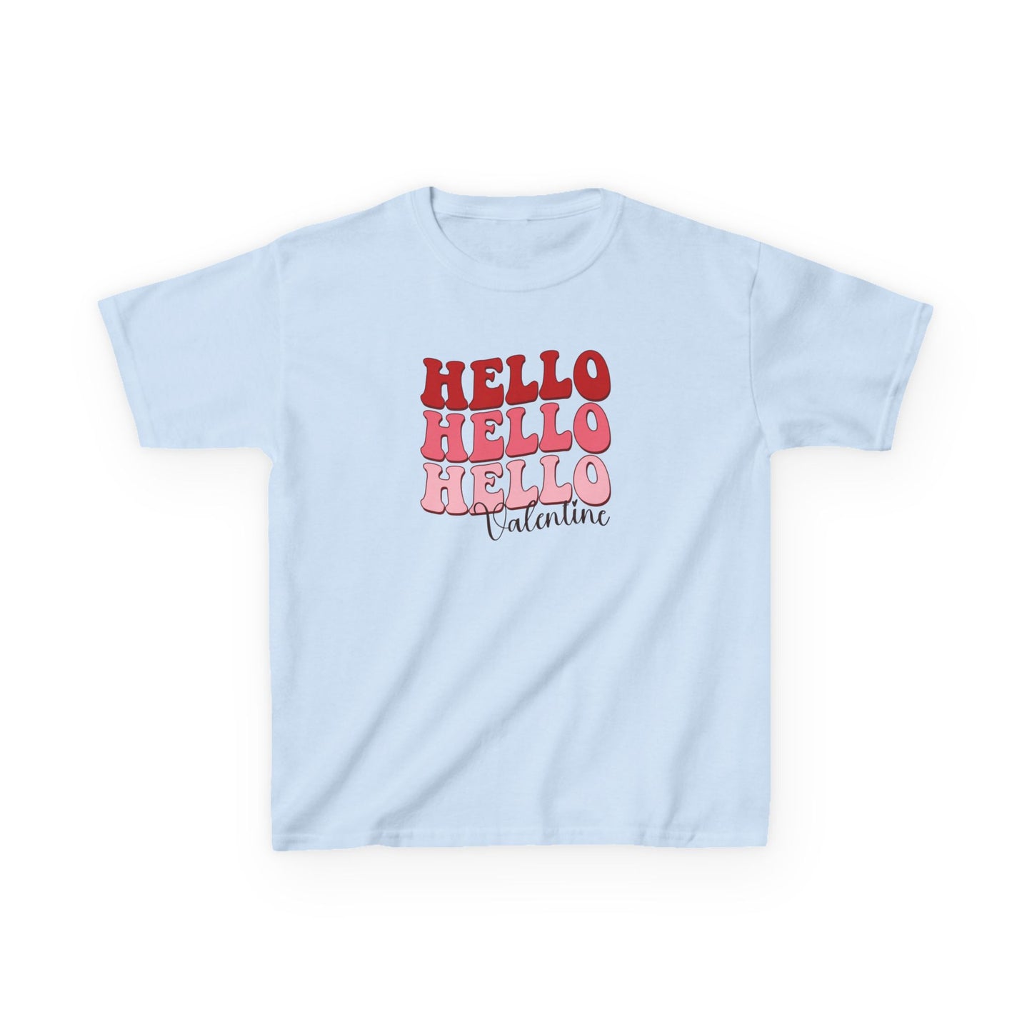 Retro Cute Valentine's Day T-Shirt, Tshirt, Kids Heavy Cotton™ Tee