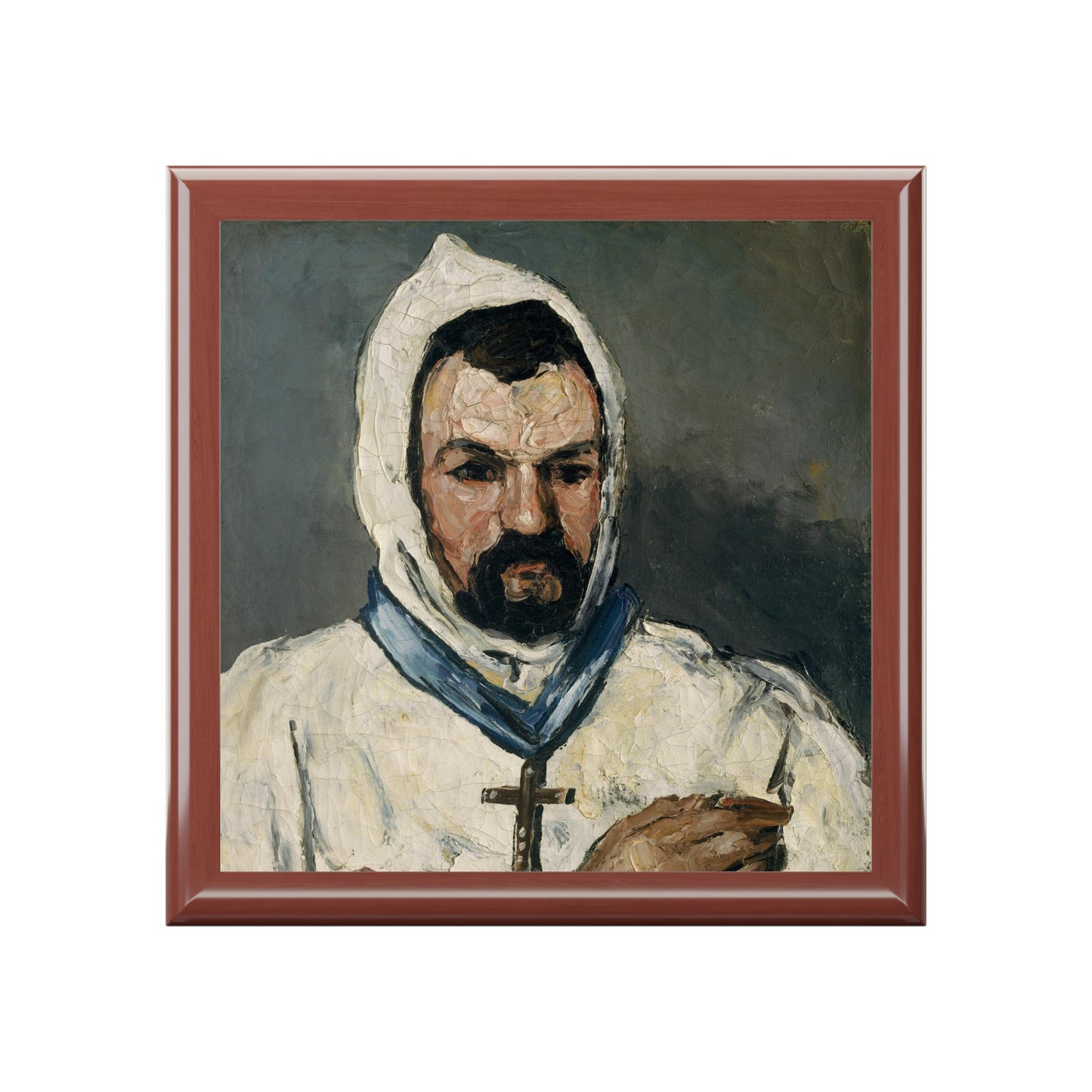 Gothic Gift, Paul Cezanne, Monk, Portrait, Jewelry Box