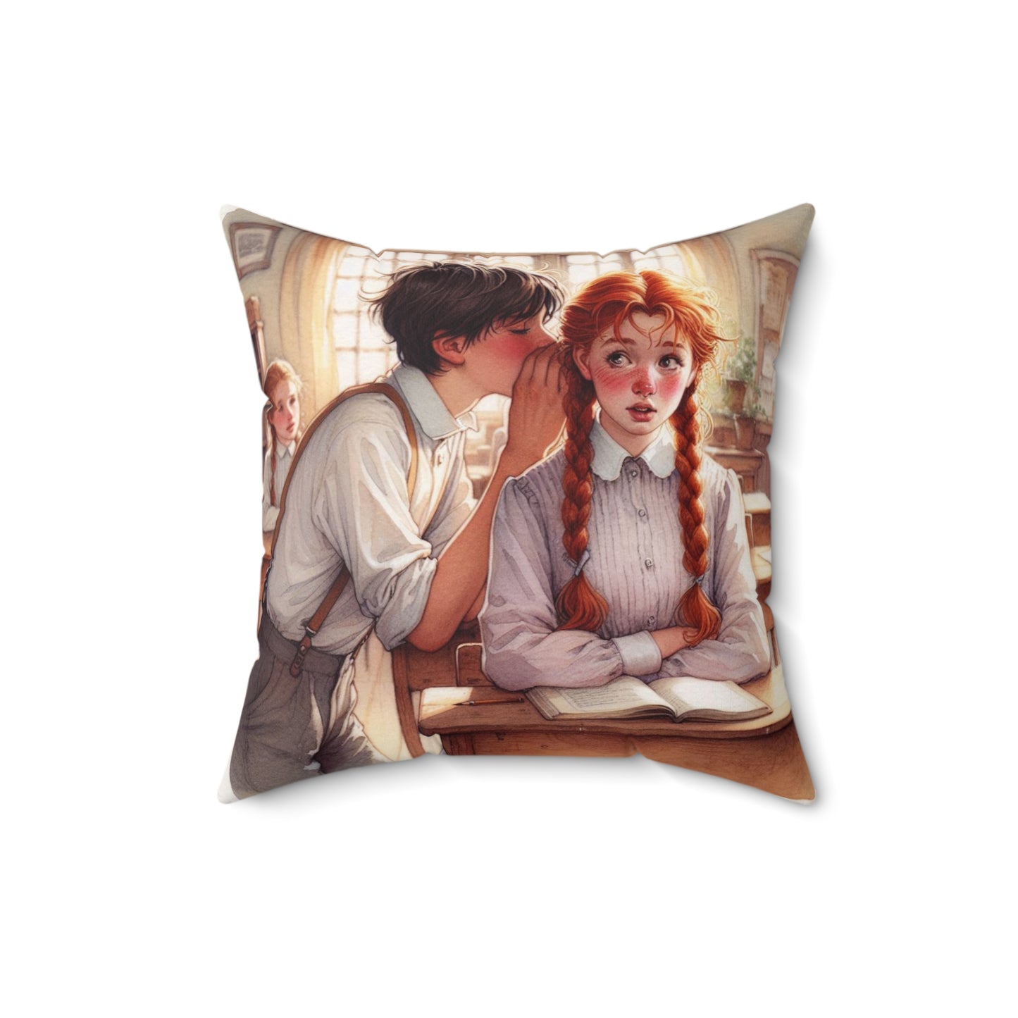 Literary Pillow, Anne of Green Gables, Gilbert Blythe, Lucy Maud Montgomery, Home Decor Cushion, Book Nook, Classroom, Green Gables Decor