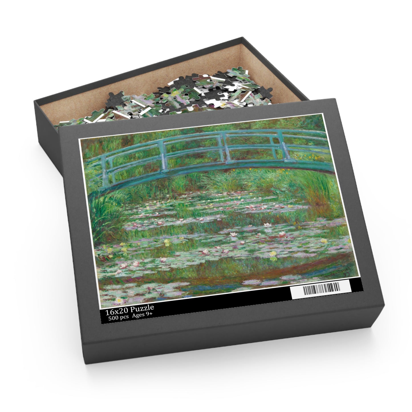Claude Monet, Japanese, Bridge, Water Lily, Impressionist, Puzzle (120, 252, 500-Piece)