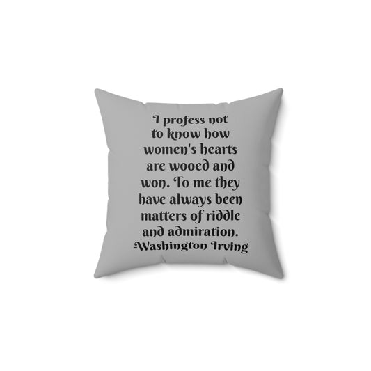 Sleepy Hollow, Headless Horseman, Ichabod Crane, Katrina Tassel, Cushion, Halloween Decor, Square Pillow, Gothic