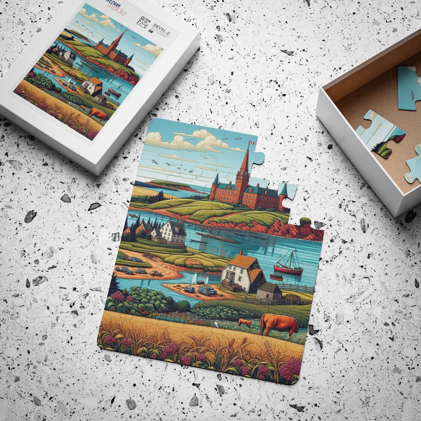 Kids' Puzzle: Prince Edward Island, Canada 30-Piece Scenic Educational Toy, Family Fun Activity, Gifts for Children, Geography
