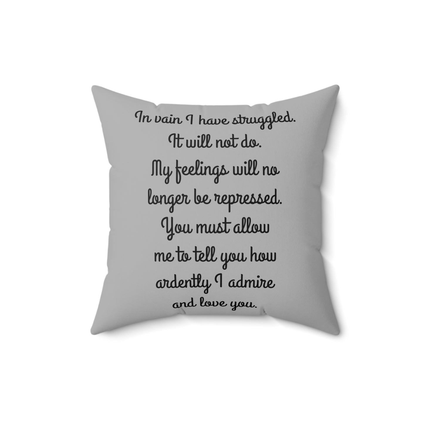 Pride and Prejudice, Fall, Autumn Season, Jane Austen, Regency, Square Pillow, Bedding, Decor, Austine