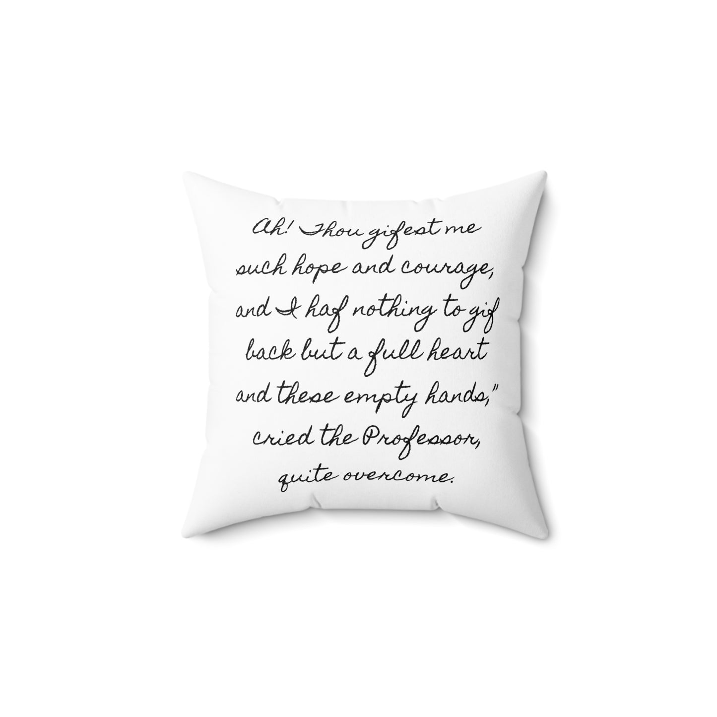 Little Women, Louisa May Alcott, Jo, Professor, Gift, Library, Book,  Square Pillow