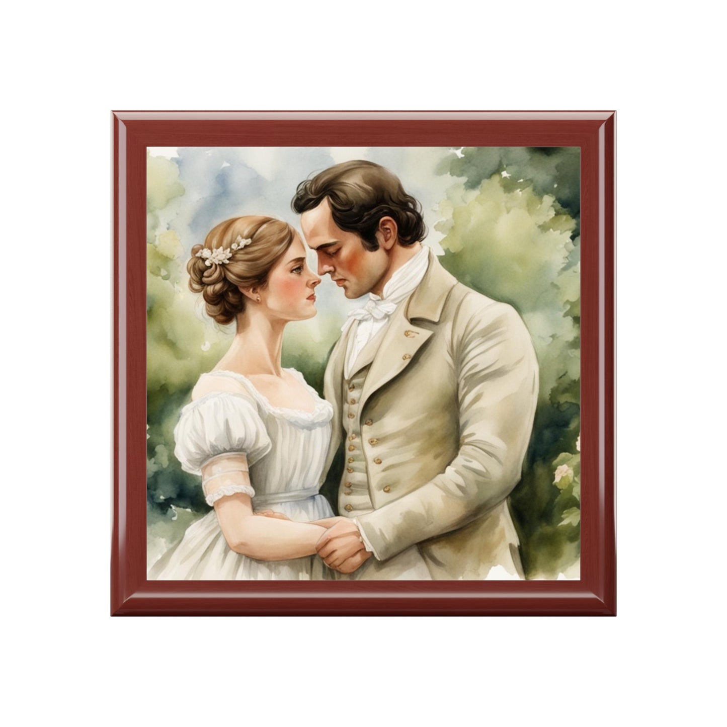 Jane Austen, Austenite, Emma, Mr. Knightly, Wedding, Regency, Book, Reader, Bookworm, Gift, Jewelry Box
