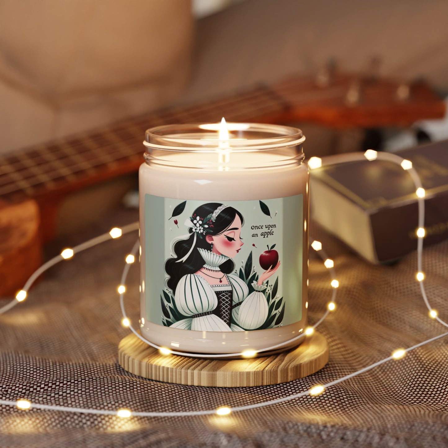Snow White Fairytale Candle, Once Upon an Apple Scented Soy Candle | Cozy Home Decor, Gift for Her, Relaxation Candle, Aromatherapy