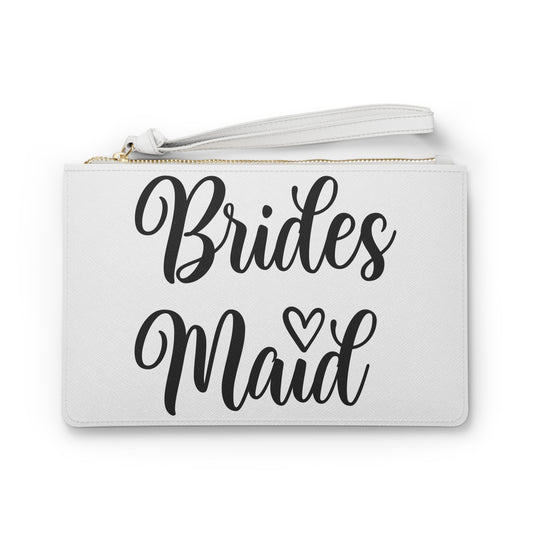 Brides Maid, Bride, Bridal Party, Wedding, Cosmetic Pouch, Shower, Bachelorette, Gift, Clutch Bag, Gift, Favor