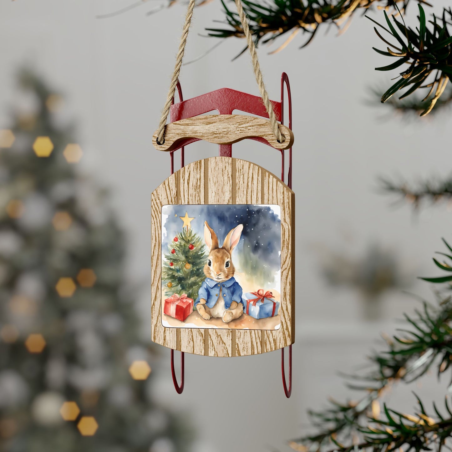 Sled Ornaments