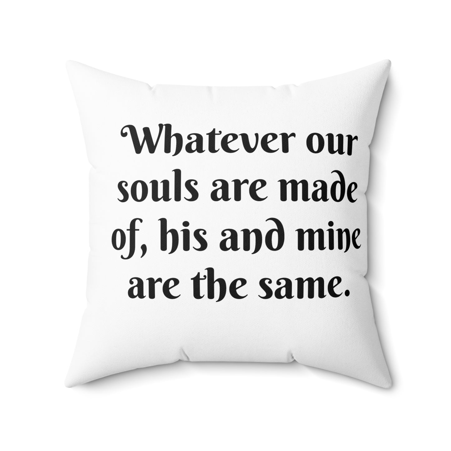 Gothic Couple Series, Wuthering Heights, Heathcliff and Cathy, Charlotte Bronte, Literary Pillow, Square Pillow, Book Nook, Library, Decor