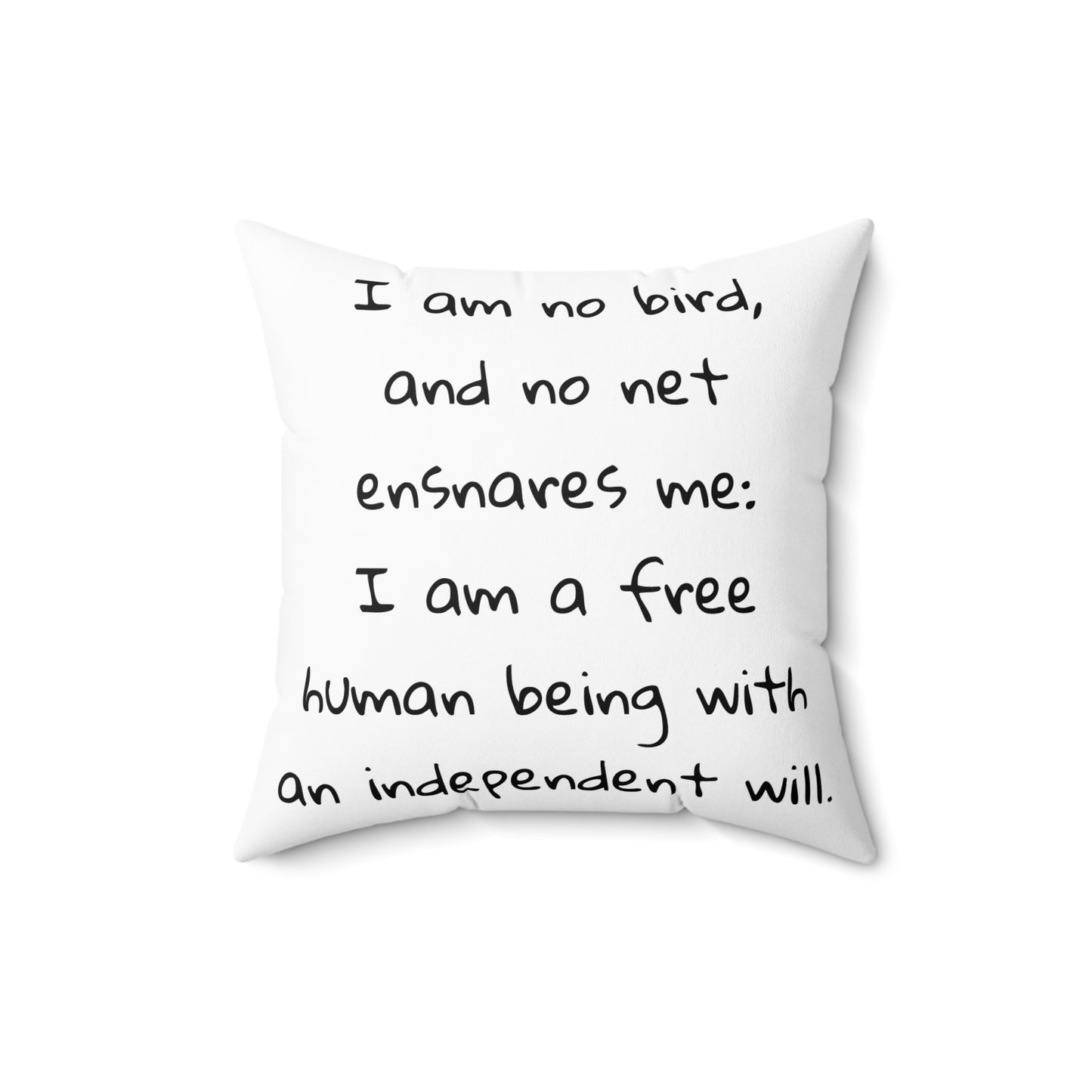 Jane Eyre, Charlotte Bronte, Book, Victorian, Gothic, Square, Pillow, Bedding, Home Decor, Book Nook, Library, Librarian, Gift