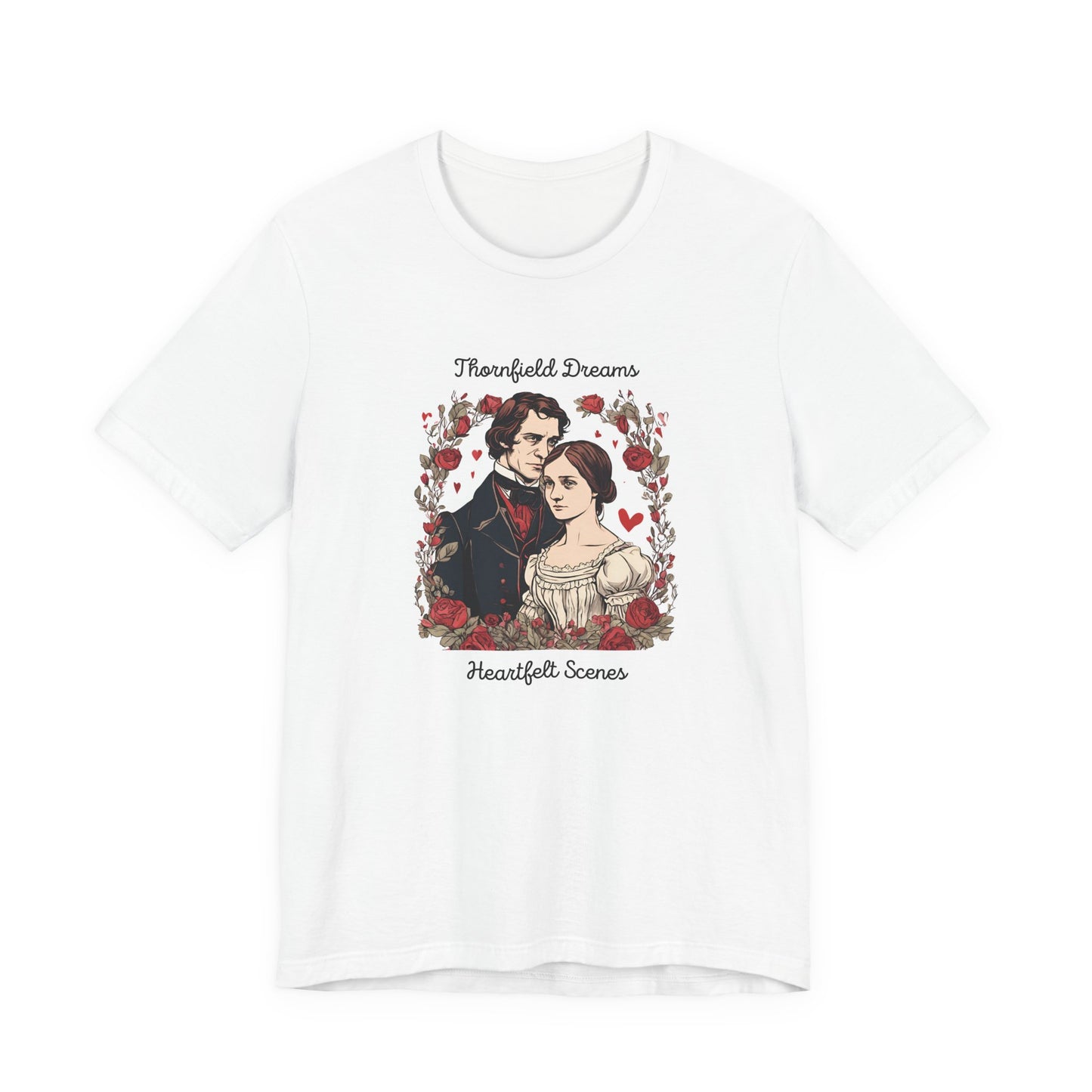 Jane Eyre, Charlotte Bronte, Valentine's Day, Couple, Gift, Literature, Unisex Jersey Short Sleeve Tee, T-shirt