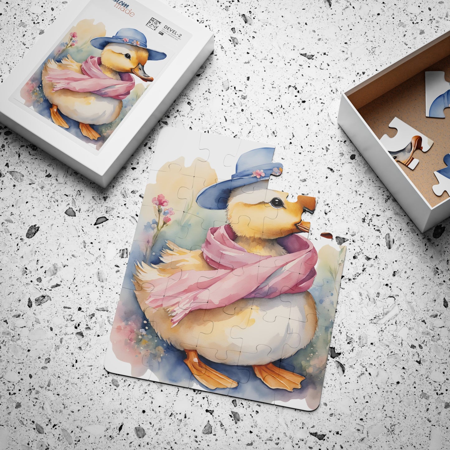 Kids Puzzle, 30-Piece - Jemima Puddle Duck, Beatrix Potter Inspired, Easter Gift Game - Children's Activity Toy, Cute Animal Theme,