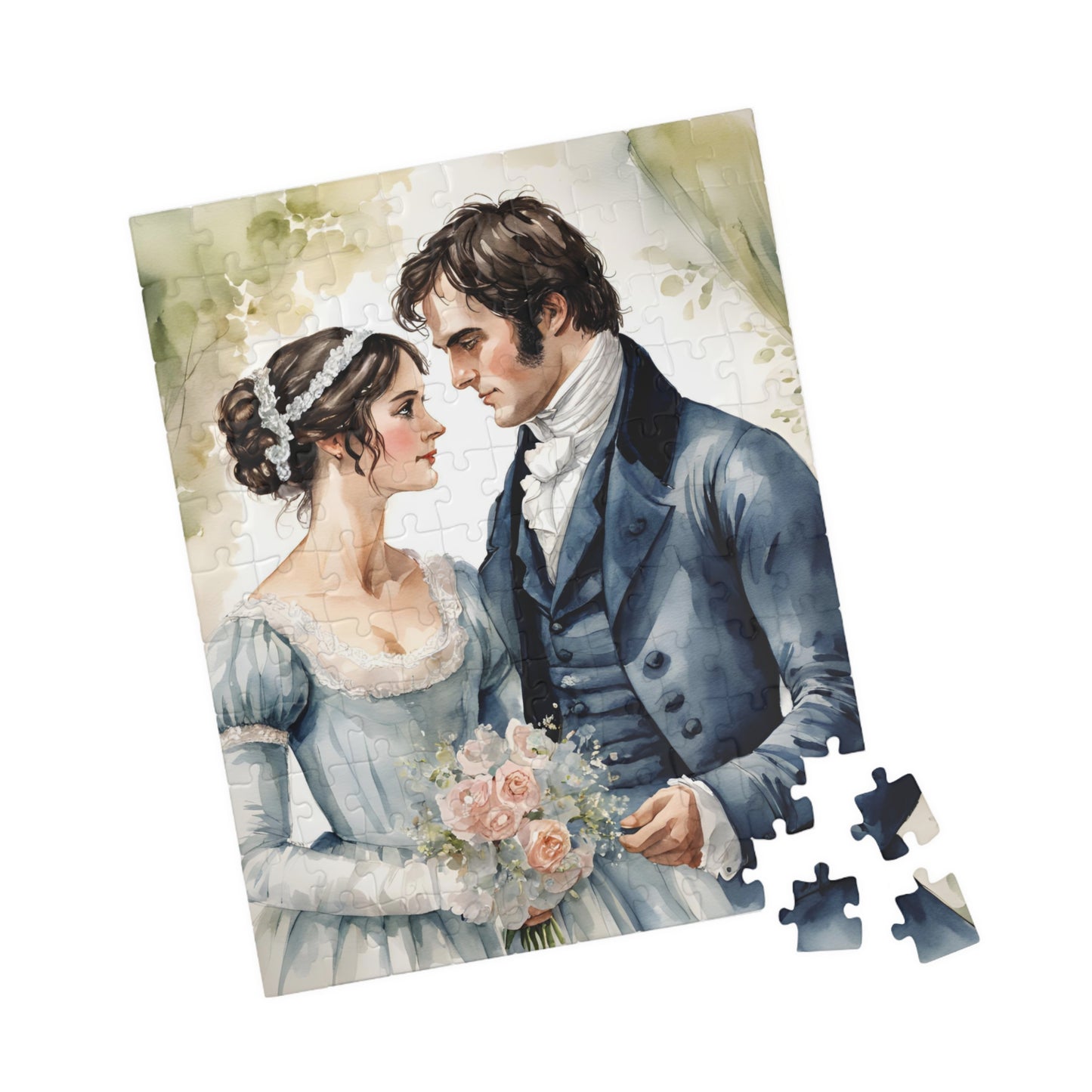 Romantic Fine Art Puzzle | 110, 252, 520, 1014-piece | Perfect for Couples, Weddings, Anniversaries, Cozy Nights, Gift Idea