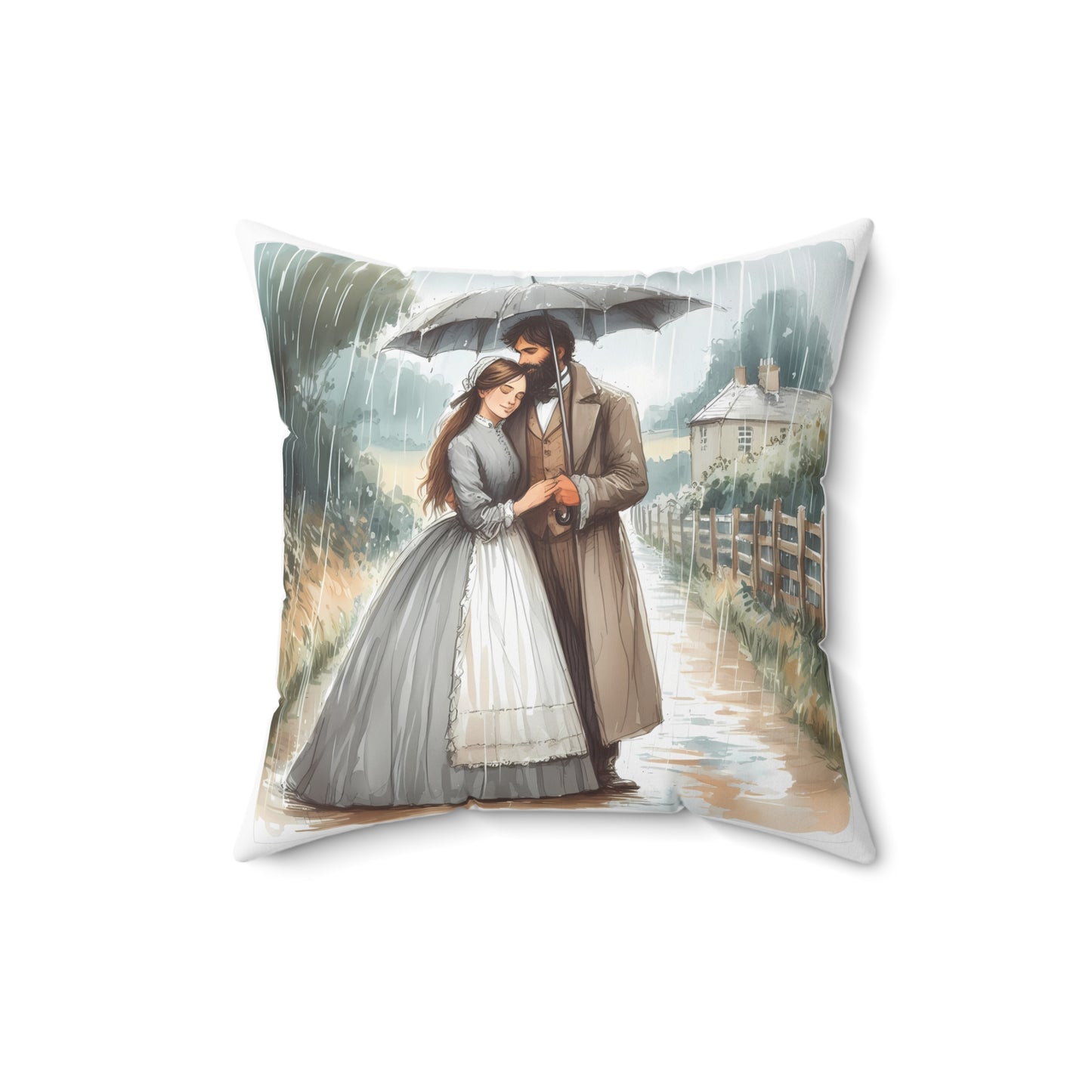 Little Women, Louisa May Alcott, Jo, Professor, Gift, Library, Book,  Square Pillow
