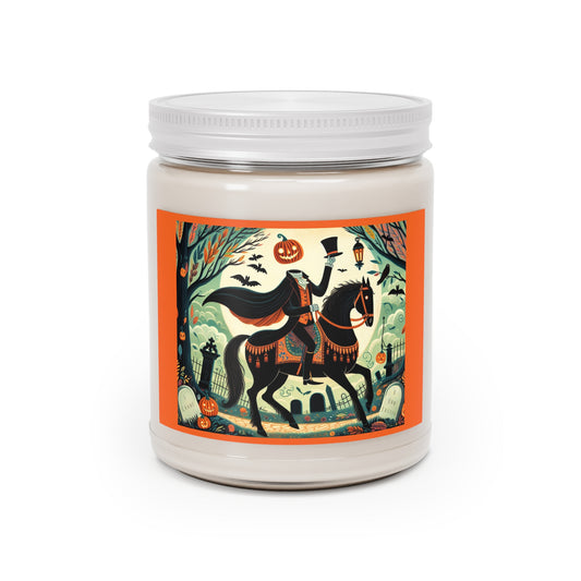 Sleepy Hollow, Headless Horseman, Halloween, Autumn, Fall, Scented Candle, Choice, Pumpkin Ginger, Comfort Spice, Vanilla Bean, Unscented