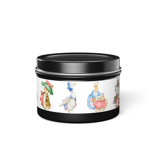 Peter Rabbit, Beatrix Potter, Gift, Mini, Gift, Tin Candles, Shower, Baby Birthday, Five Scent Choices