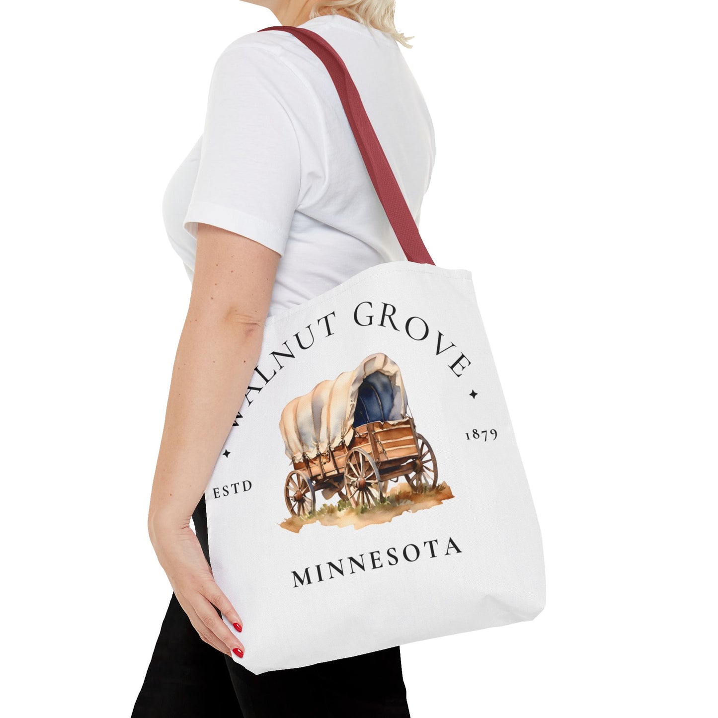 Little House on the Prairie, Laura Ingalls Wilder, Walnut Grove, Tote Bag, Book Bag, School, Library, Book Club