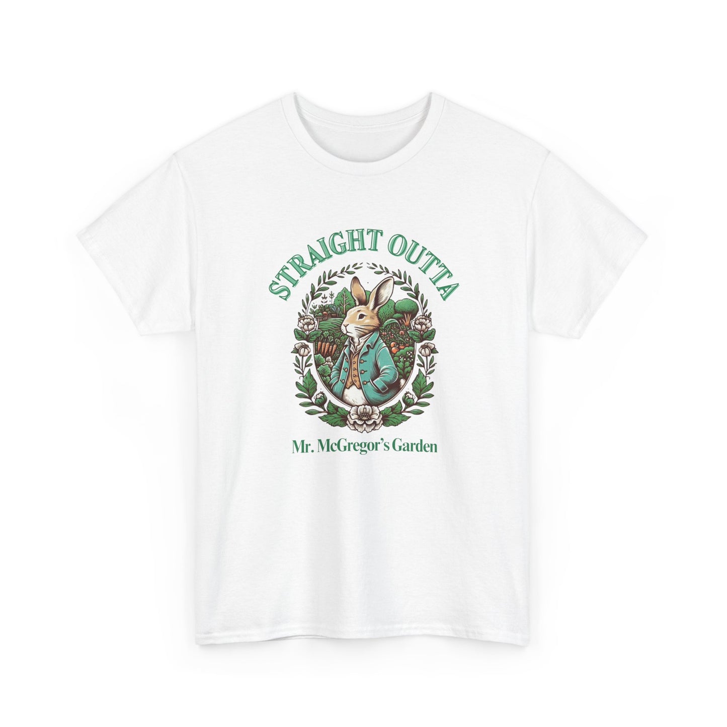Peter Rabbit Vintage Style Unisex Cotton Tee - Beatrix Potter Apparel Gift, T-Shirt, Bunny Lover Shirt, Classic Character Top, Retro Graphic