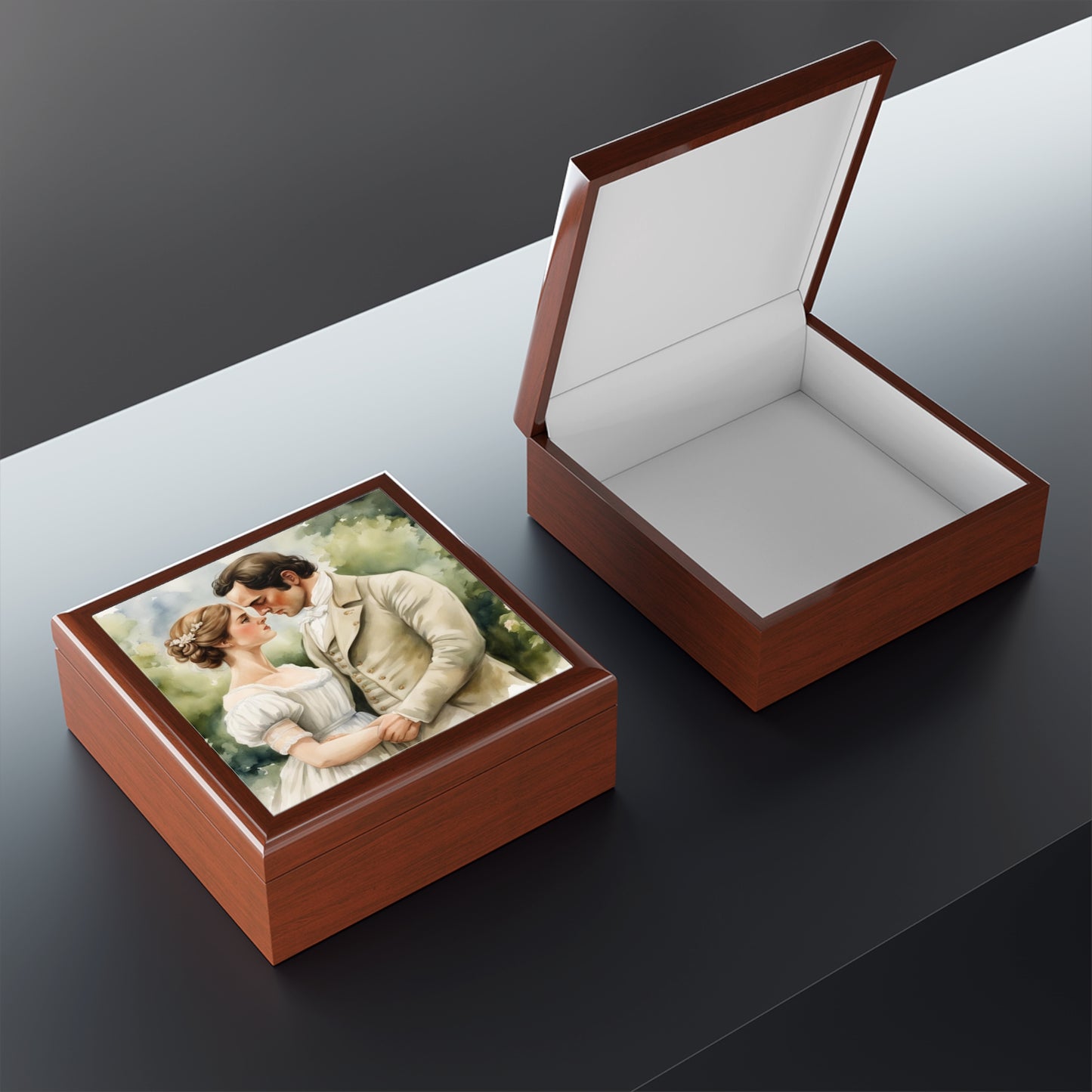 Jane Austen, Austenite, Emma, Mr. Knightly, Wedding, Regency, Book, Reader, Bookworm, Gift, Jewelry Box