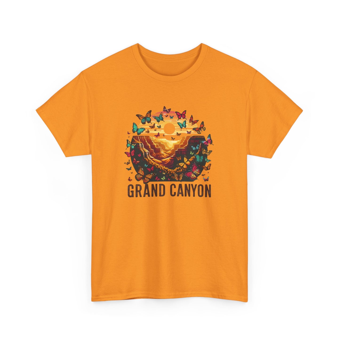 Grand Canyon Butterfly Unisex Tee, National Park Shirt Summer Gift Cotton T-Shirt, Southwest Nature Lover Top, Outdoor Adventure Hiking Tee,
