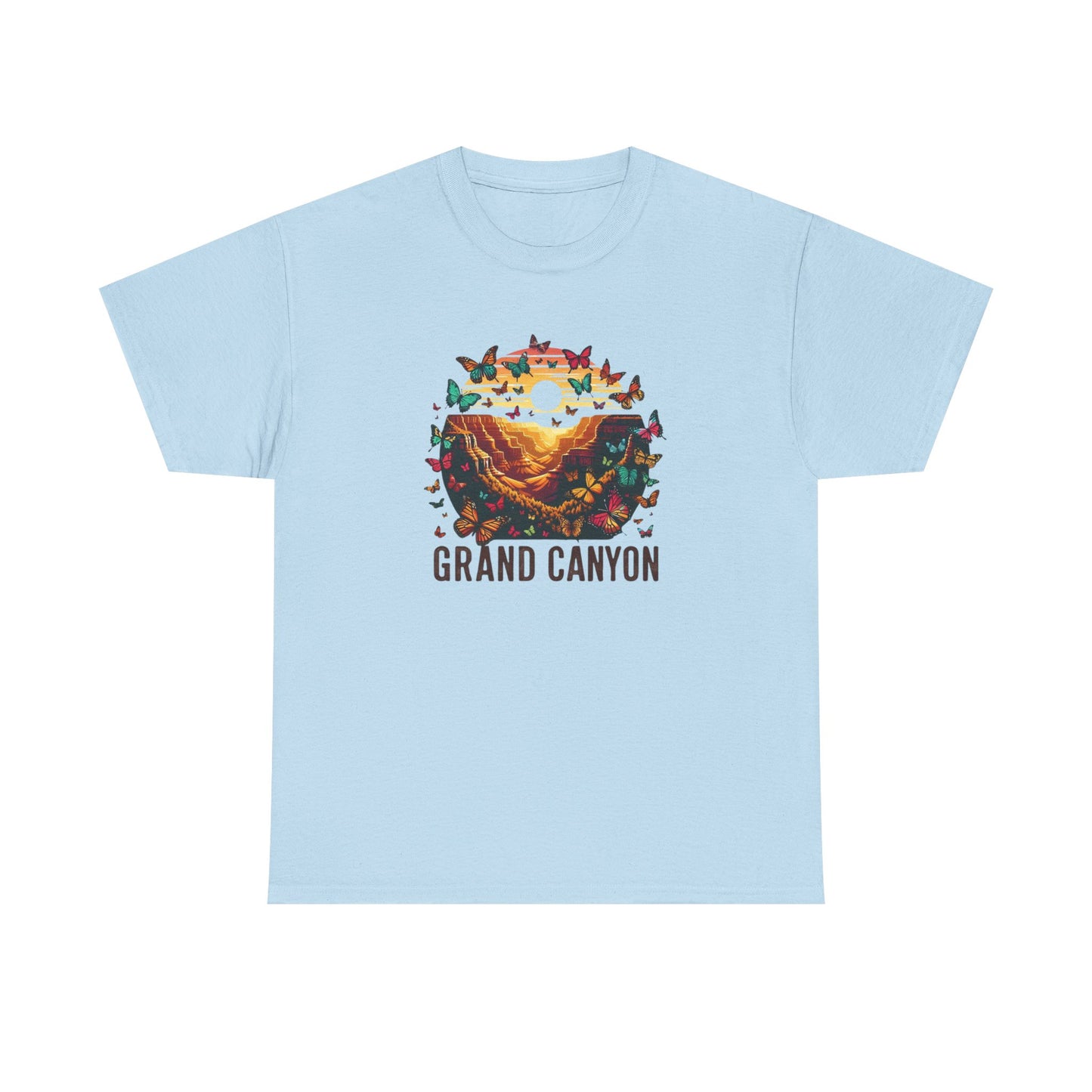 Grand Canyon Butterfly Unisex Tee, National Park Shirt Summer Gift Cotton T-Shirt, Southwest Nature Lover Top, Outdoor Adventure Hiking Tee,